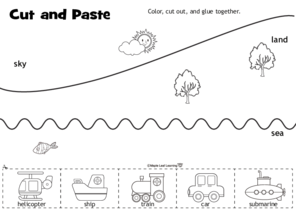 cut-and-paste-vehicles-activity