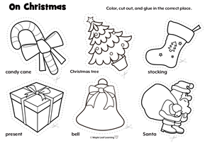 on-christmas-minibook-craft