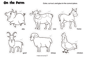 on-the-farm-minibook-craft