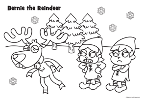 bernie-the-reindeer-worksheet