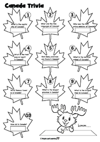 canada-trivia-worksheet