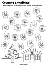 counting-snowflakes-worksheet