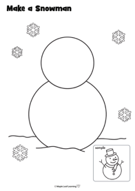 make-a-snowman-worksheet